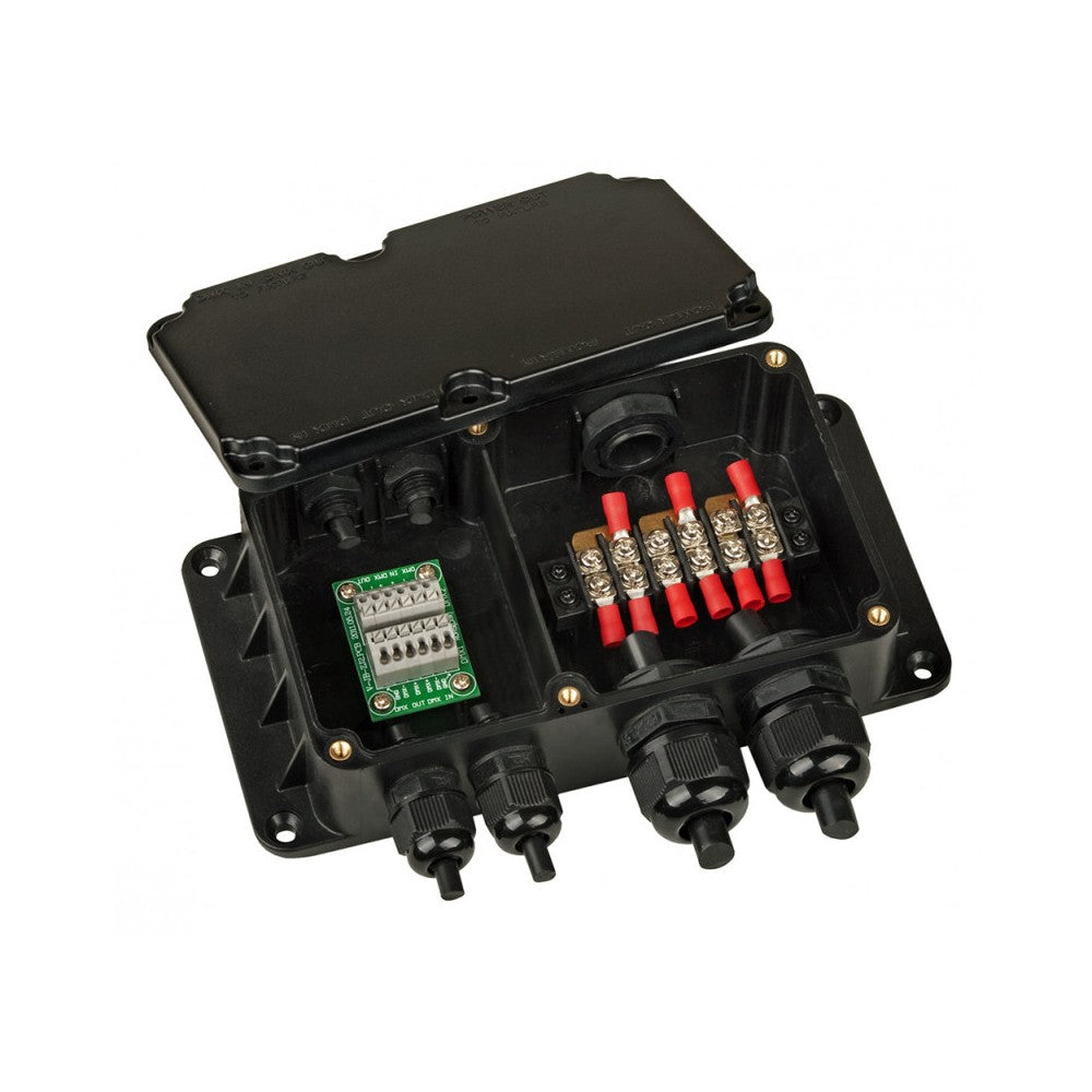Briteq Power &amp; DMX Splitter Box IP68