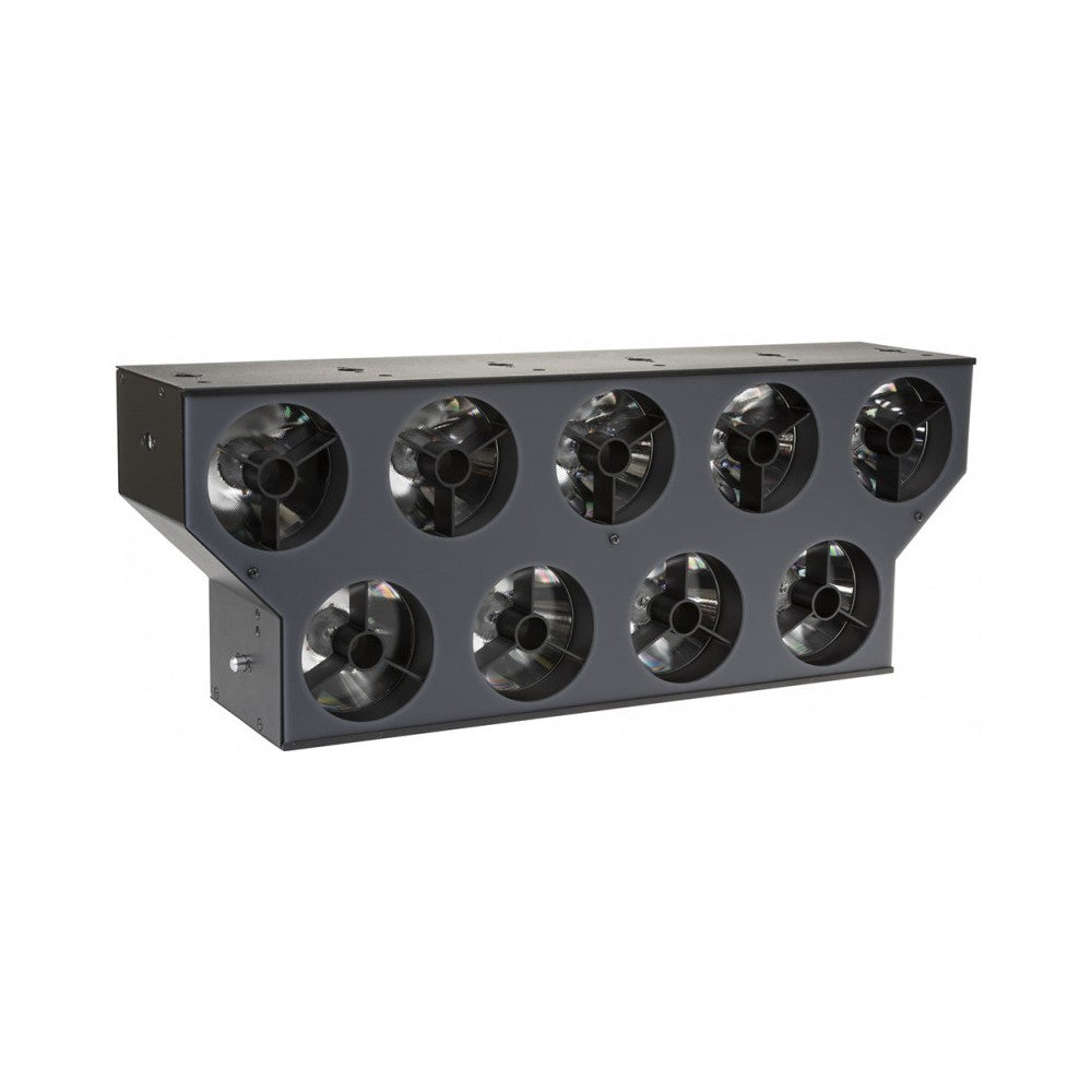 Briteq Powerful 9x60W WW/CW beam, RGB glow effects