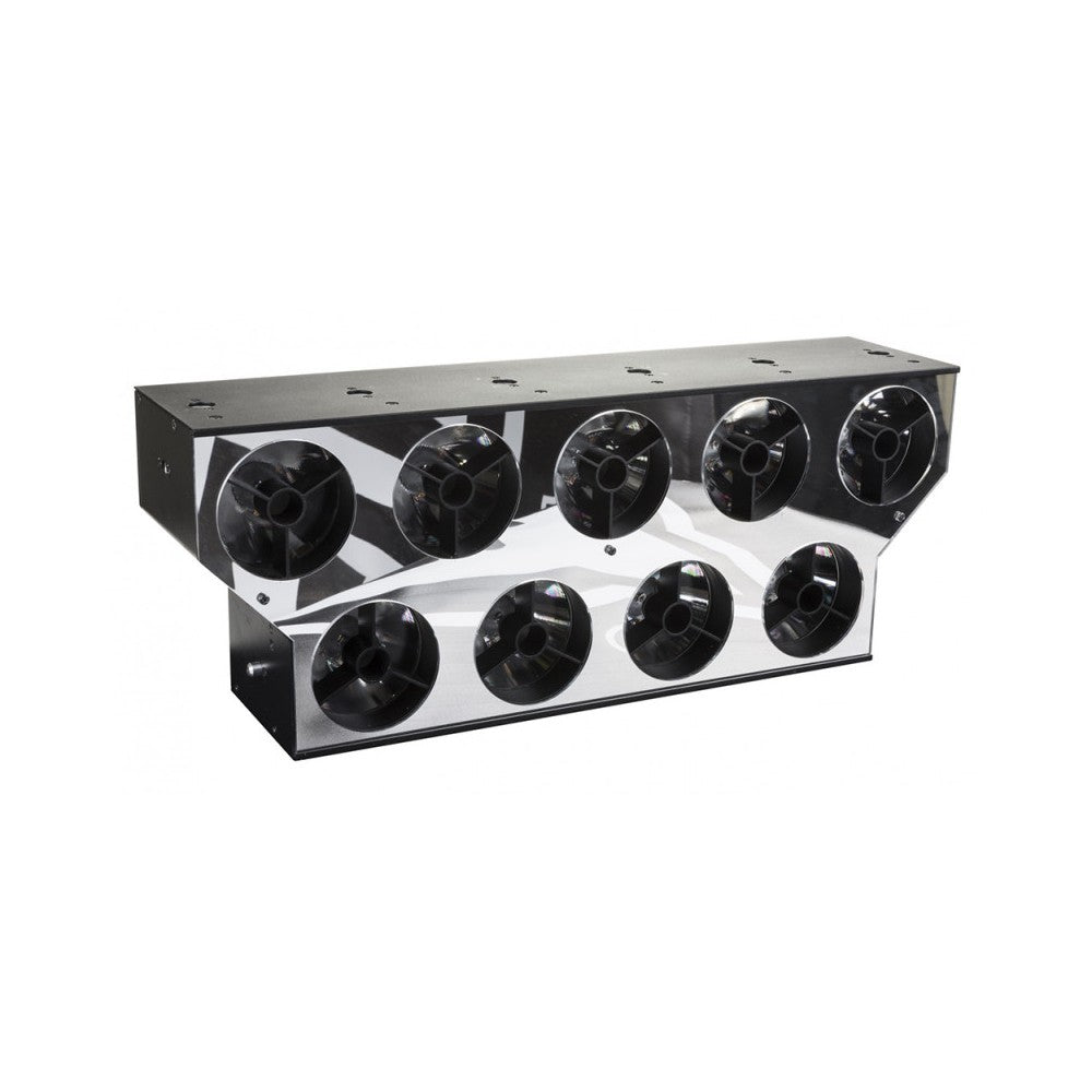 Briteq Powerful 9x60W WW/CW beam, RGB glow effects