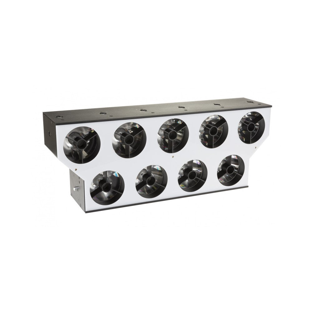 Briteq Powerful 9x60W WW/CW beam, RGB glow effects
