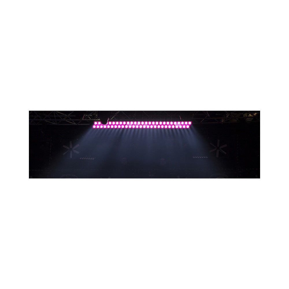 Briteq Powerful 9x60W WW/CW beam, RGB glow effects