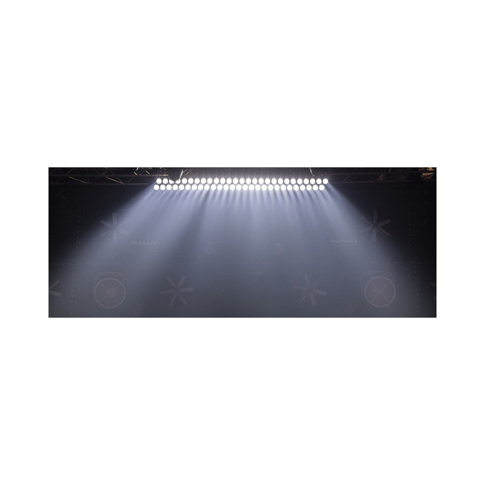 Briteq Powerful 9x60W WW/CW beam, RGB glow effects