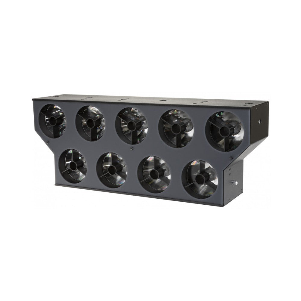 Briteq Powerful 9x60W WW/CW beam, RGB glow effects