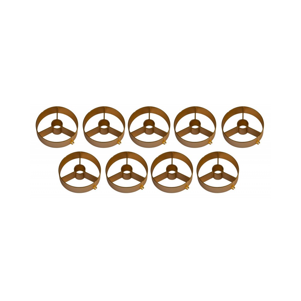Briteq Set of 9 gold louvers for the BT-NONABEAM