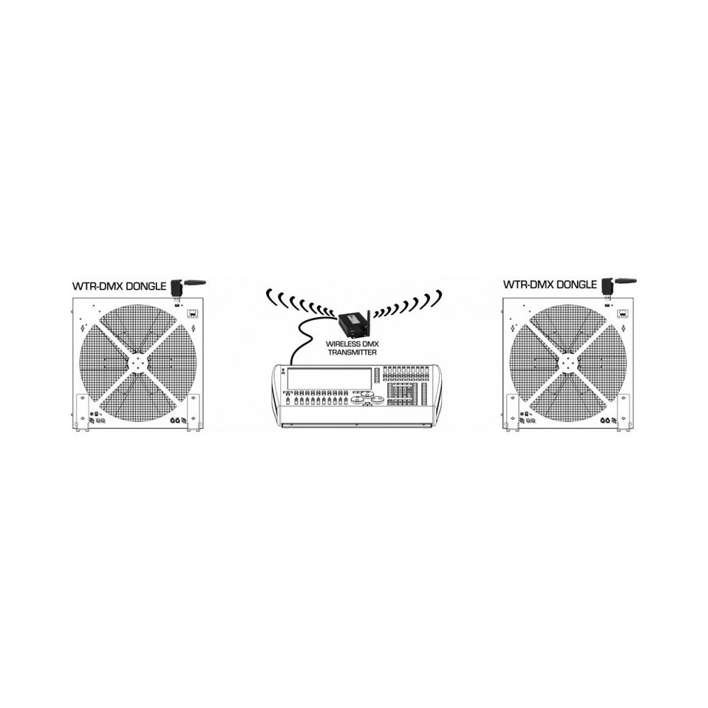 Briteq Ventilador LED Efecto 70x70cm