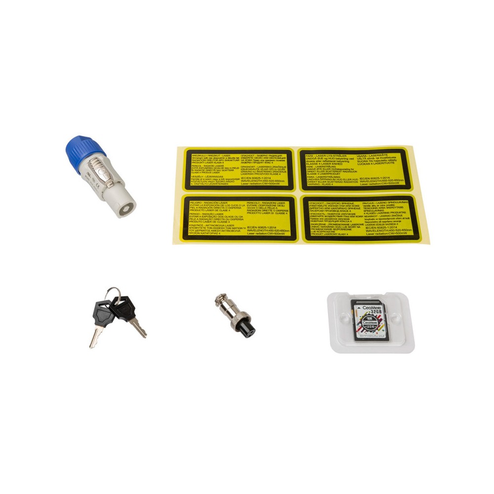 Briteq Laser effect RGB 2000mW ( 500mW Red + 500mW green + 1000mW blue )