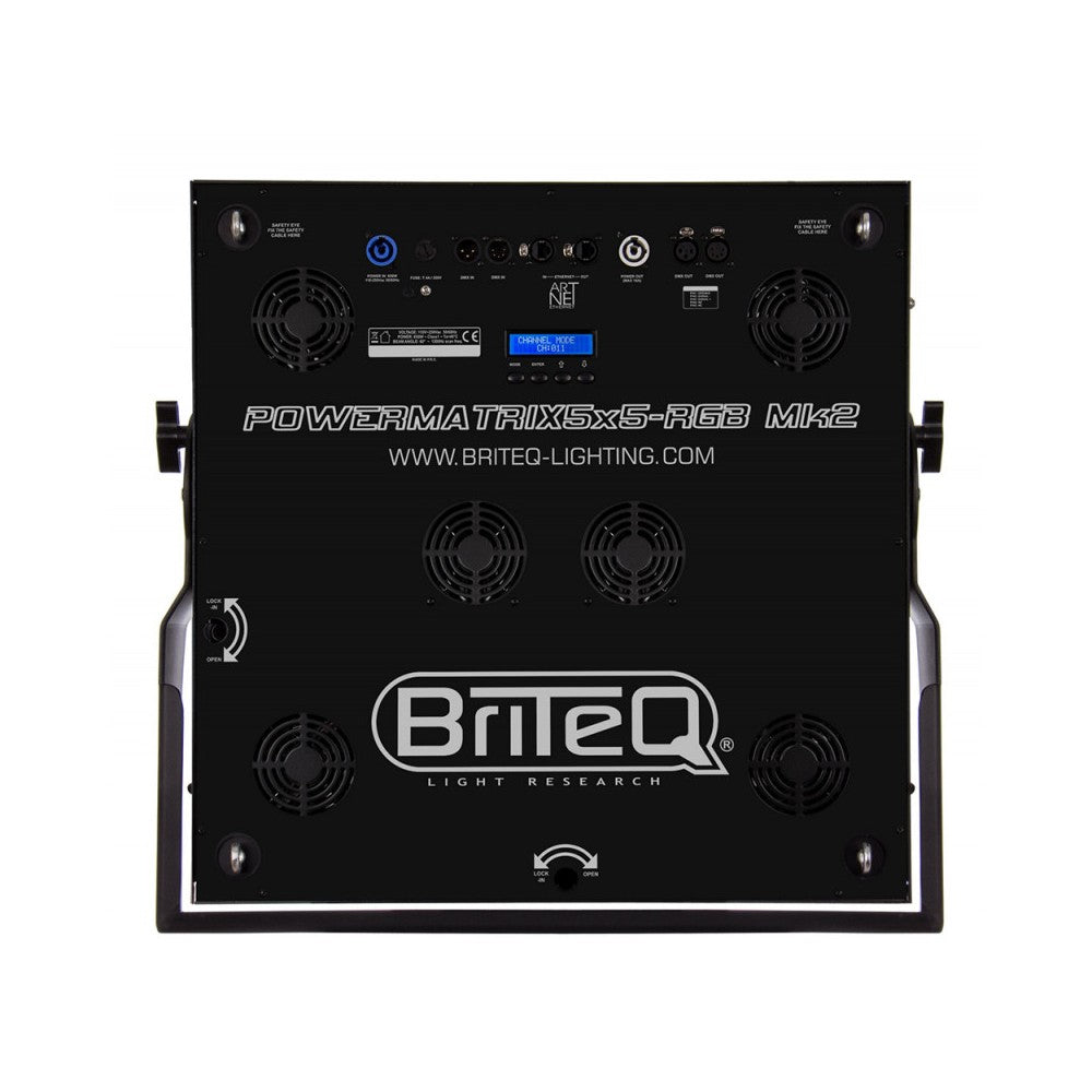 Briteq RGB 5 x 5 MATRIX effect, 25 x 30 W COB + Art-Net