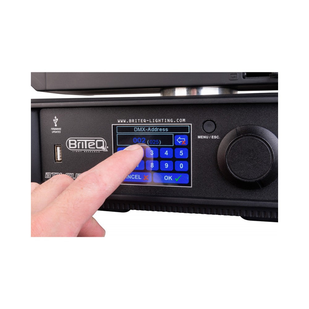 Briteq BTX-SUPREME Testa Mobile Ibrida Spot-Beam-Wash