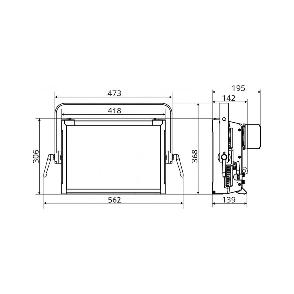 BT-TVPANEL T W Diffused Light Panel 290W