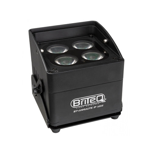 Briteq BT-AKKULITE IP MINI Faro a Batteria con 4 x 5-in-1 Led RGBWA IP65