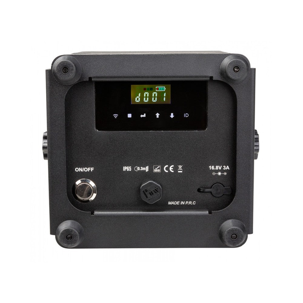 Briteq BT-AKKULITE IP MINI Battery Powered Spotlight with 4 x 5-in-1 RGBWA IP65 LEDs