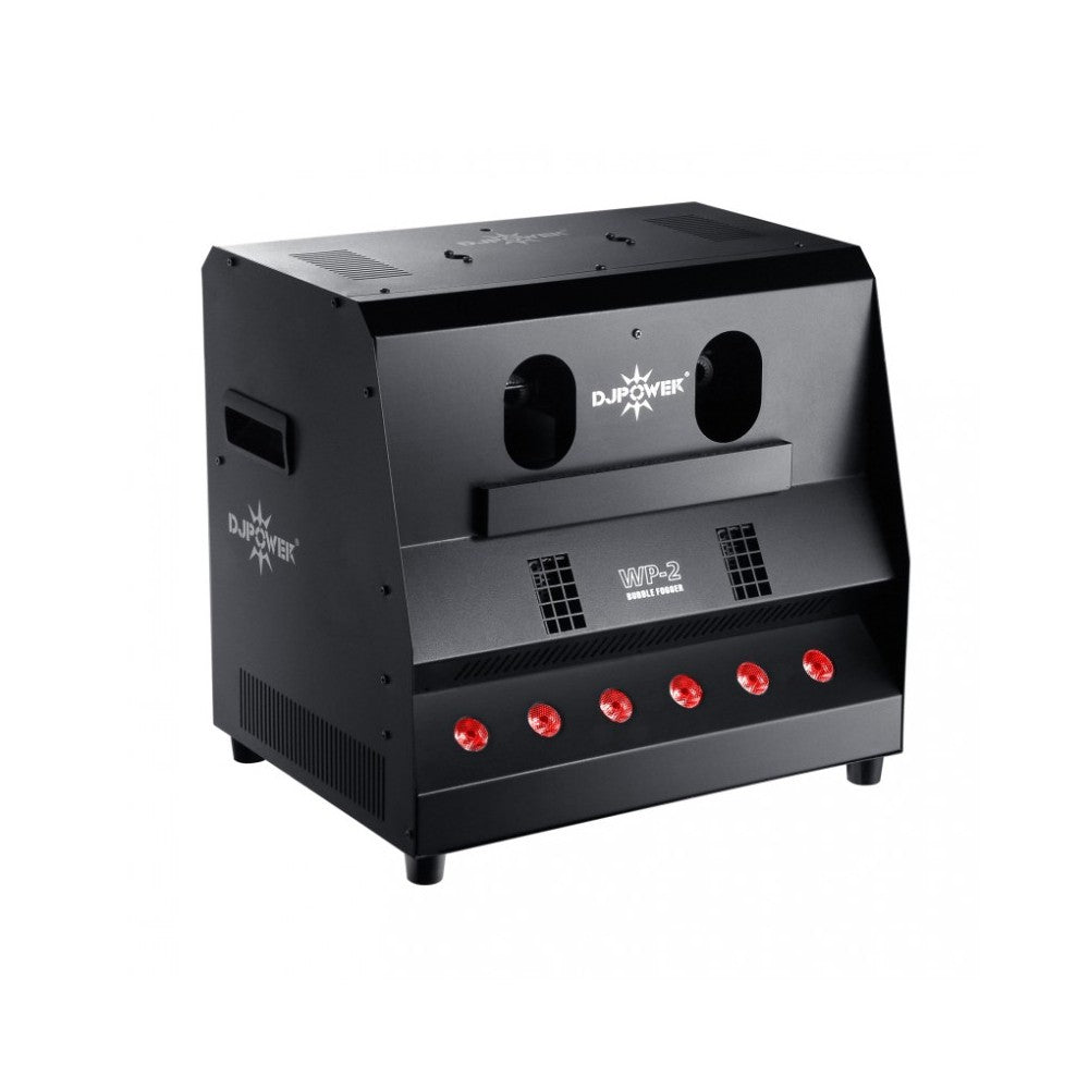 Dj Power WP-2 Macchina fumo bolle con 6 Led RGBY da 8w
