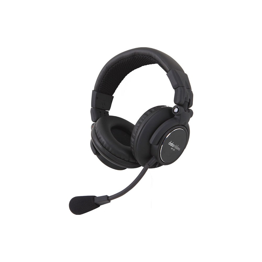 Datavideo  Heavy Duty Prof Two Ear Headphone with mic.