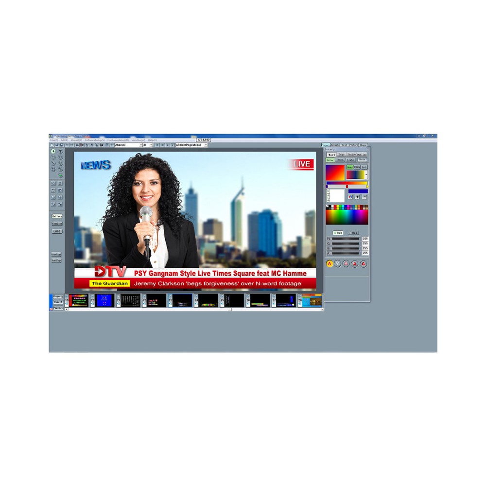 Datavideo  HD/SD Character Generator