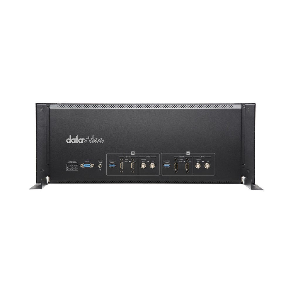 Monitor de sobremesa Full HD doble de 10" Datavideo