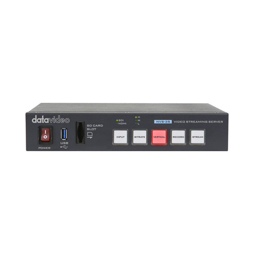 Datavideo Streaming encoder with 2 bitrates