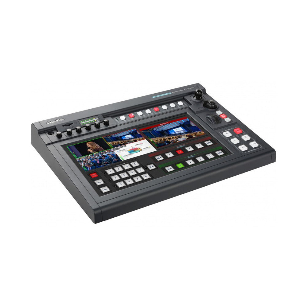 Datavideo 4K 4-inputs touch panel production unit