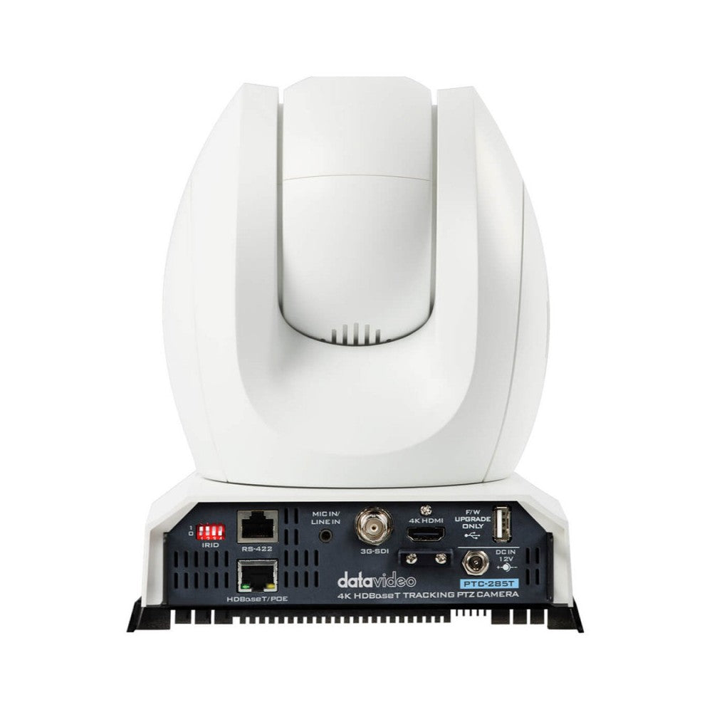 Datavideo UHD PTZ Camera with Auto Tracking, HDBaseT, White