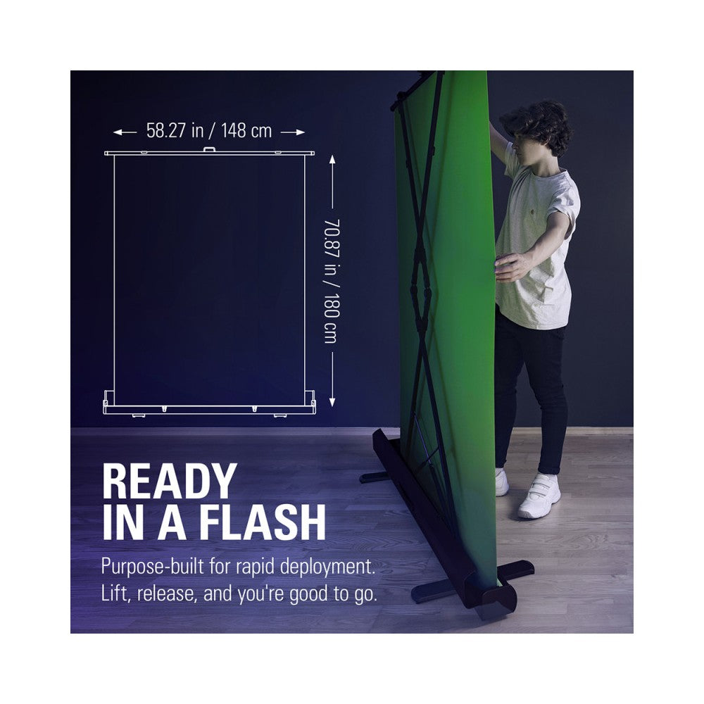 Elgato Green Screen Pannello Roll-up Chroma Key 148 x 180cm