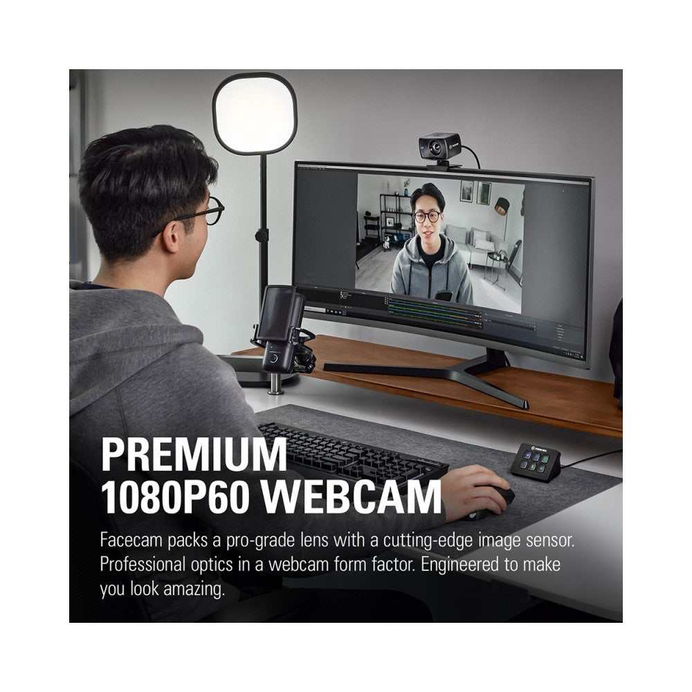 Elgato Premium 1080p60 webcam with professional optics