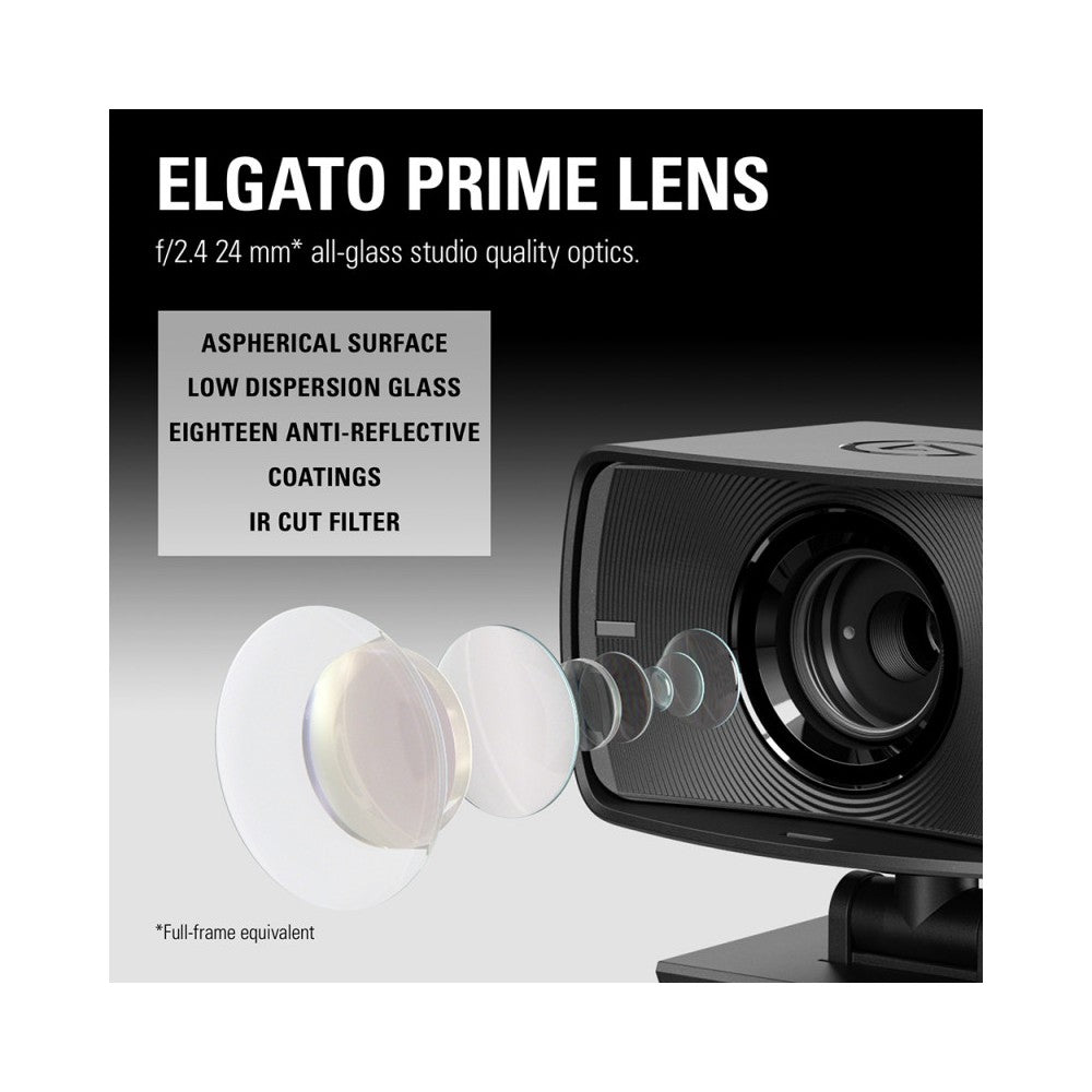 Elgato Premium 1080p60 webcam with professional optics