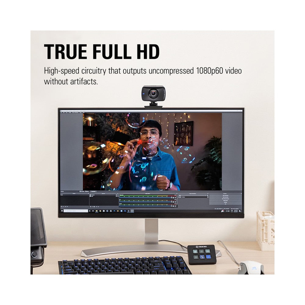 Elgato Premium 1080p60 webcam with professional optics
