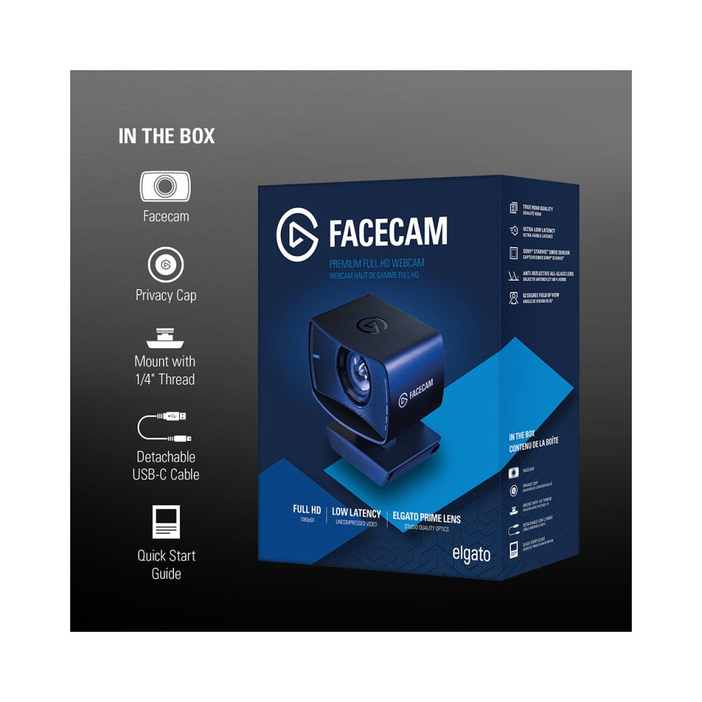Elgato Premium 1080p60 webcam with professional optics
