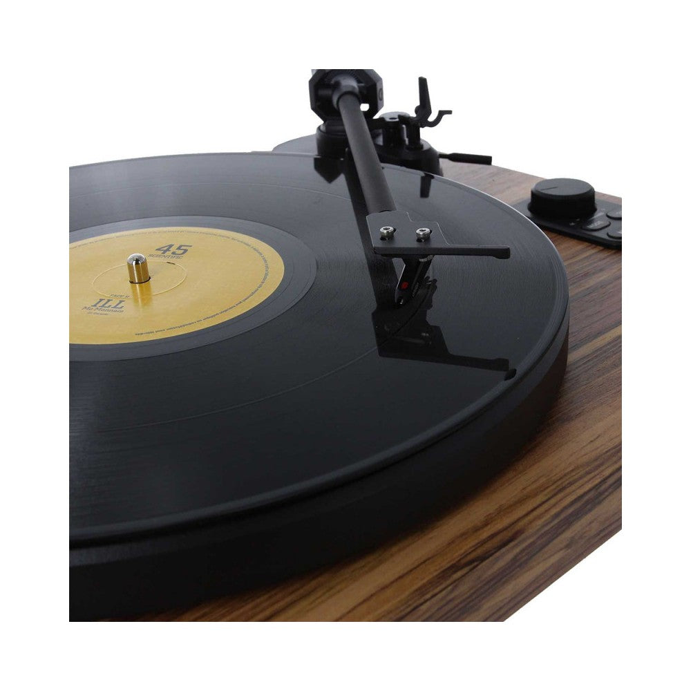 Enova Hifi Speakers + USB/Bluetooth Hi-Fi turntable with Ortofon OM 5E - wood finish