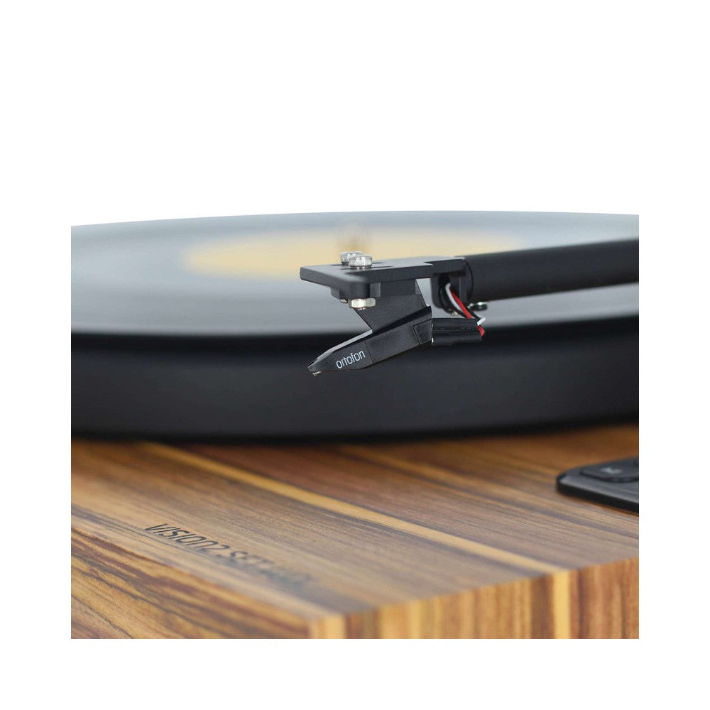 Enova Hifi Speakers + USB/Bluetooth Hi-Fi turntable with Ortofon OM 5E - wood finish