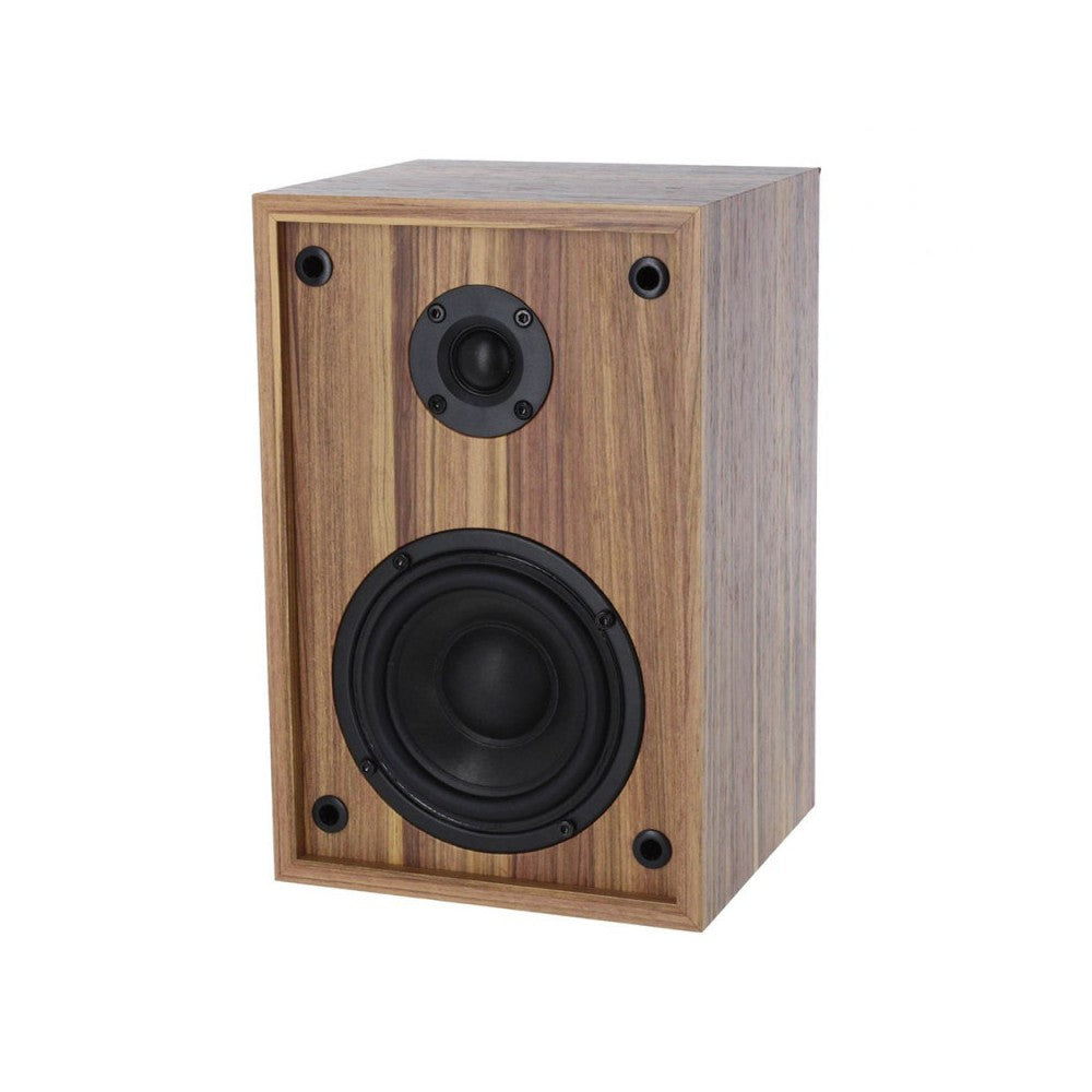 Enova Hifi Speakers + USB/Bluetooth Hi-Fi turntable with Ortofon OM 5E - wood finish
