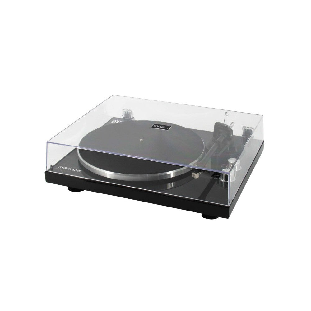 Enova Hifi USB/Bluetooth Hi-Fi Vinyl Turntable - Black Finish