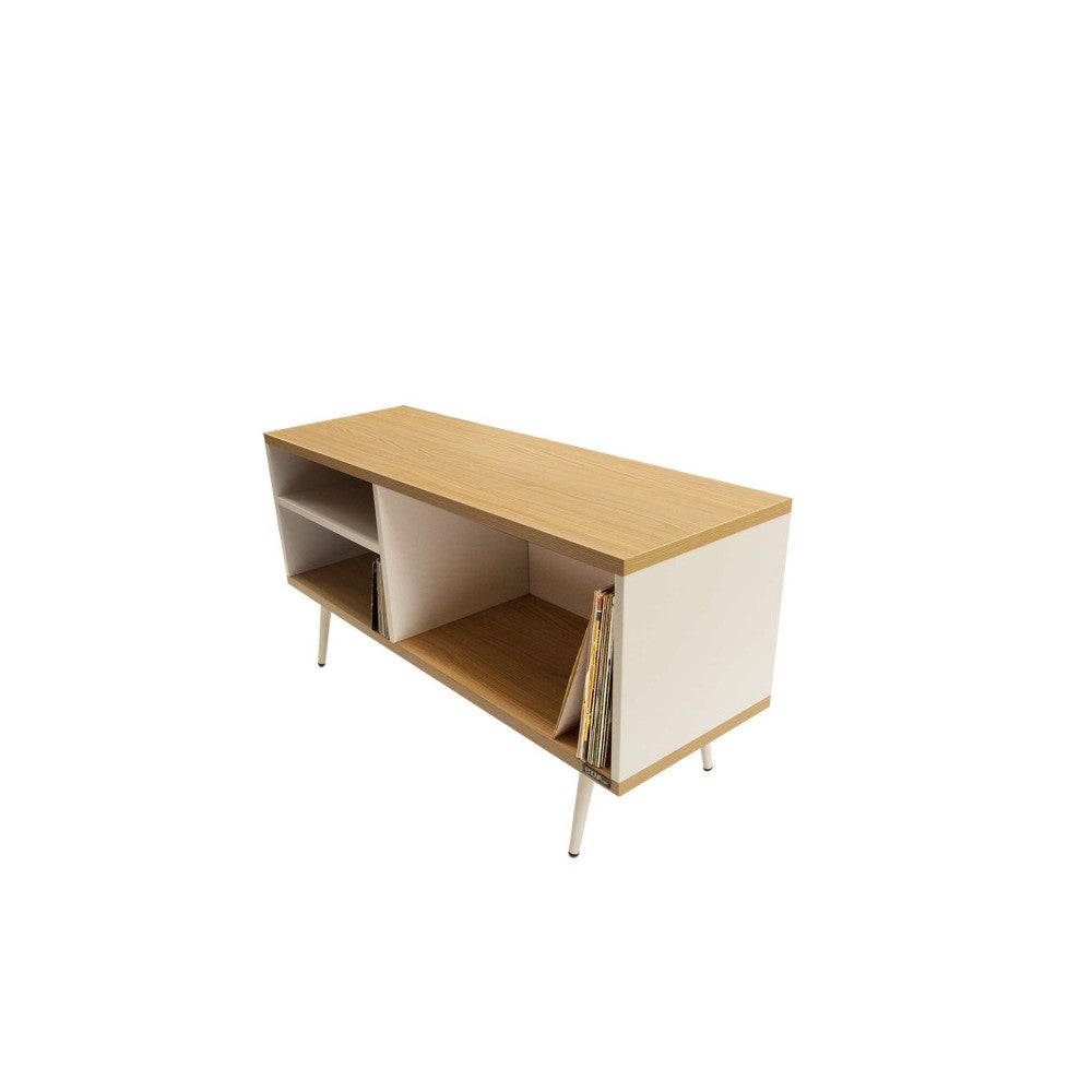 Enova Hifi Vinyl Hi-Fi storage furniture with various spaces dedicated to turntable and vinyls
