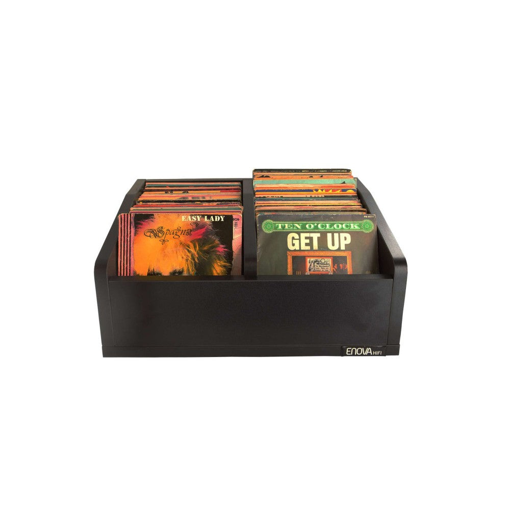 Enova Hifi Mueble negro para vinilos de 45 rpm