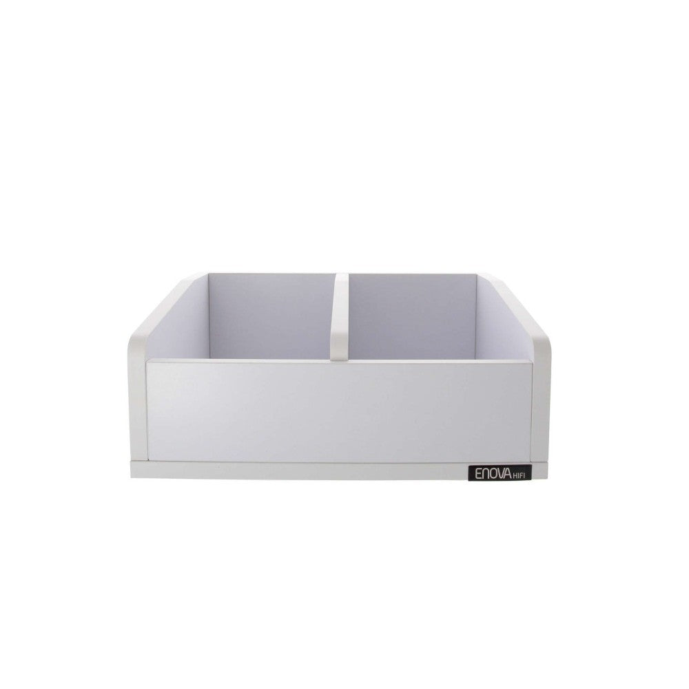 Mueble Enova Hifi blanco para vinilos de 45 rpm