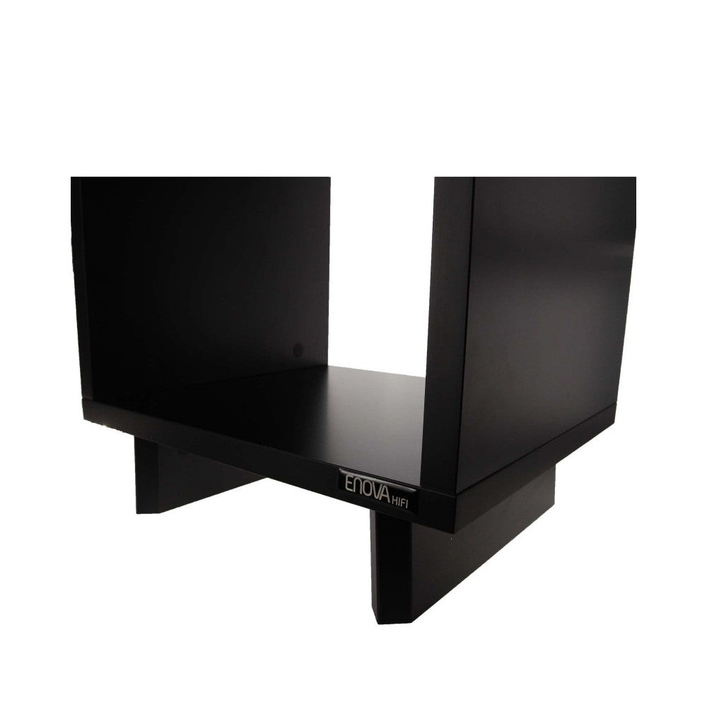Enova Hifi Black Hi-Fi furniture for a turntable and more than a hundred vinyls