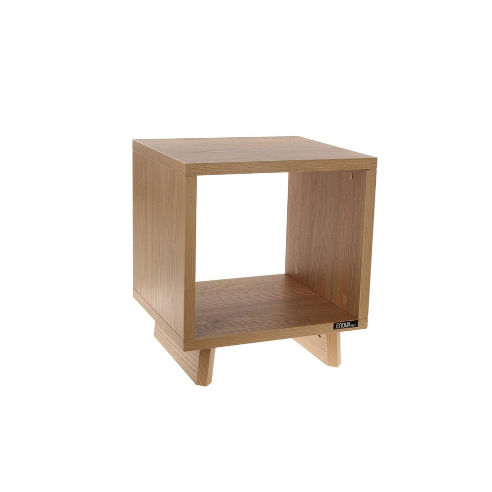 Enova Hifi Wooden Hi-Fi furniture for turntable and more than a hundred vinyls