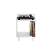 Enova Hifi White Hi-Fi furniture for turntable and more than a hundred vinyls