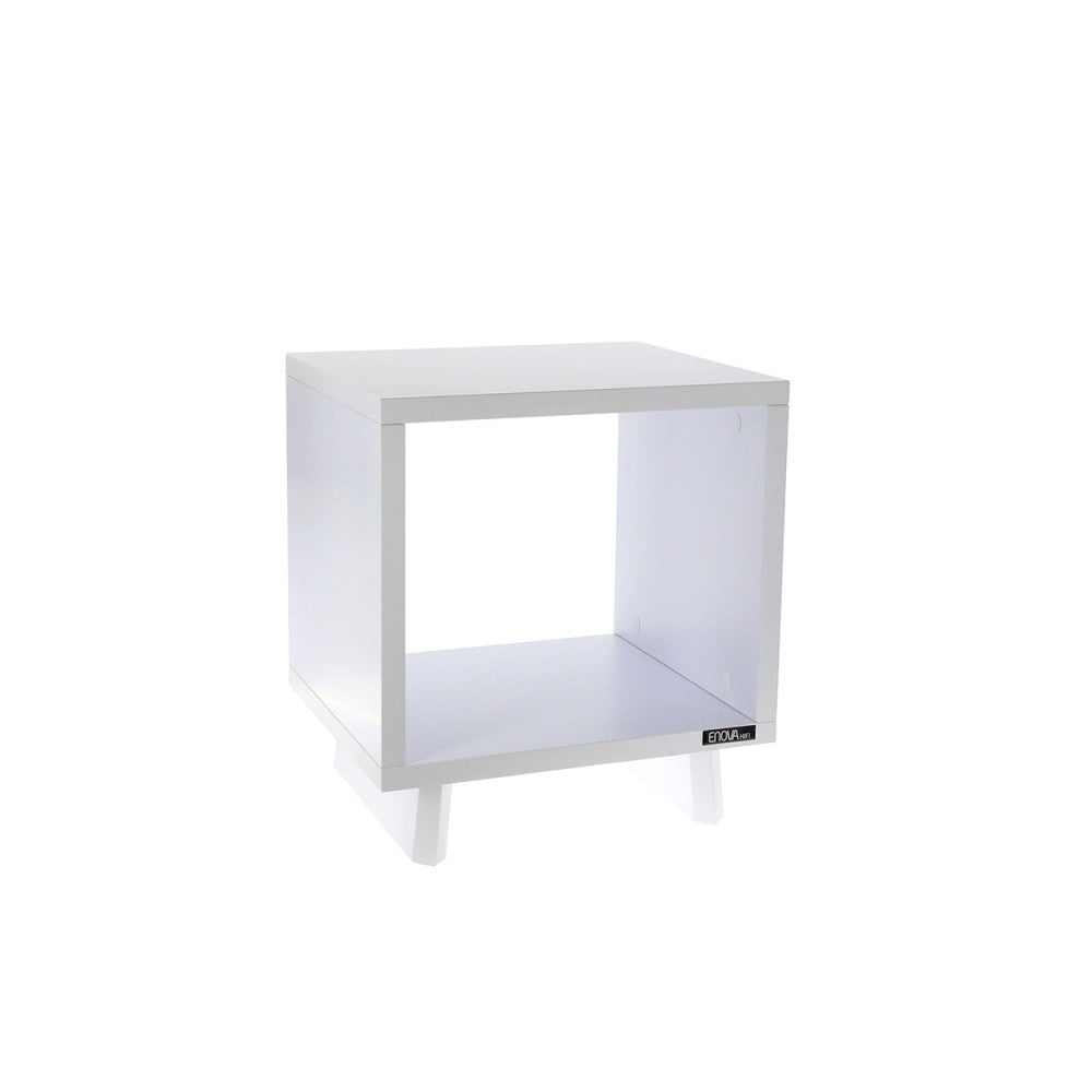 Enova Hifi White Hi-Fi furniture for turntable and more than a hundred vinyls