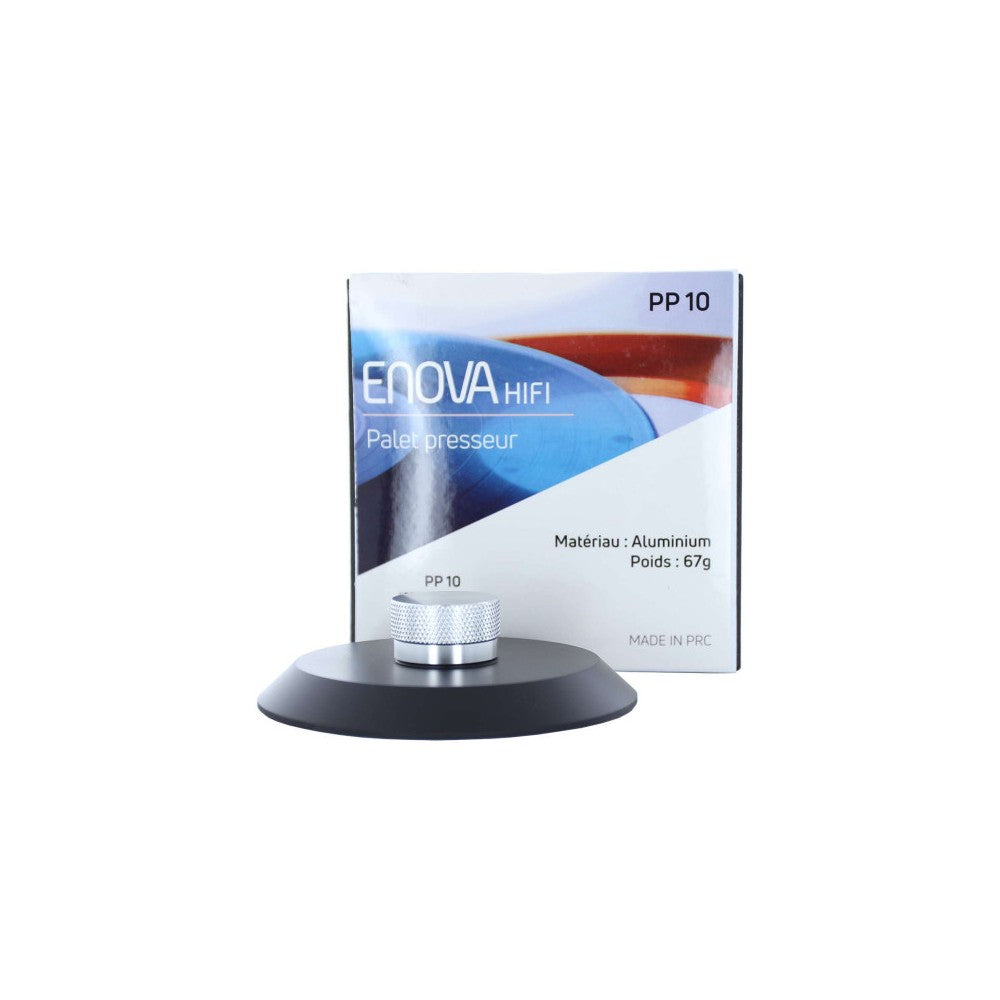 Enova Hifi Clamper for vinyls designed to improve the stability of the vinyl record
