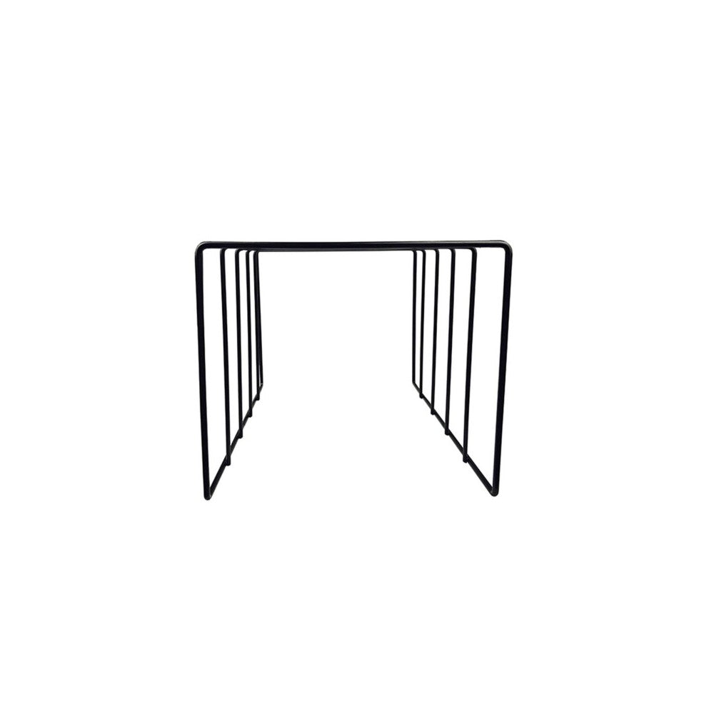 Soporte para vinilos Enova Hifi Steel, un soporte metálico para sujetar y guardar vinilos fácilmente