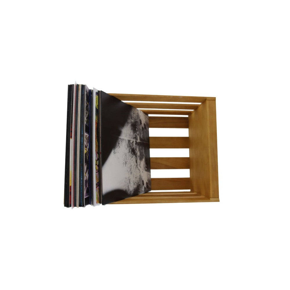 Enova Hifi 120 LP storage box - wood finish