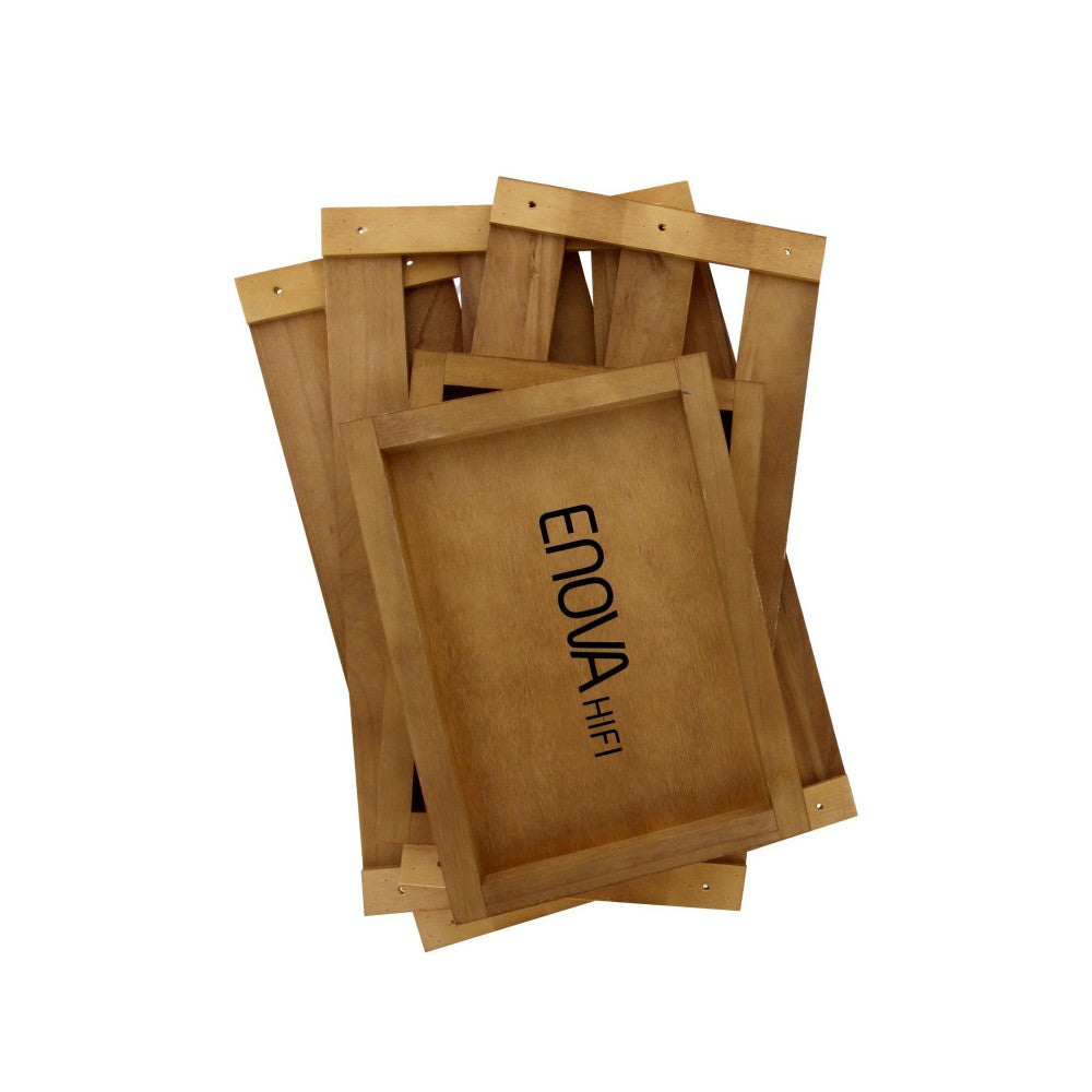Enova Hifi 120 LP storage box - wood finish