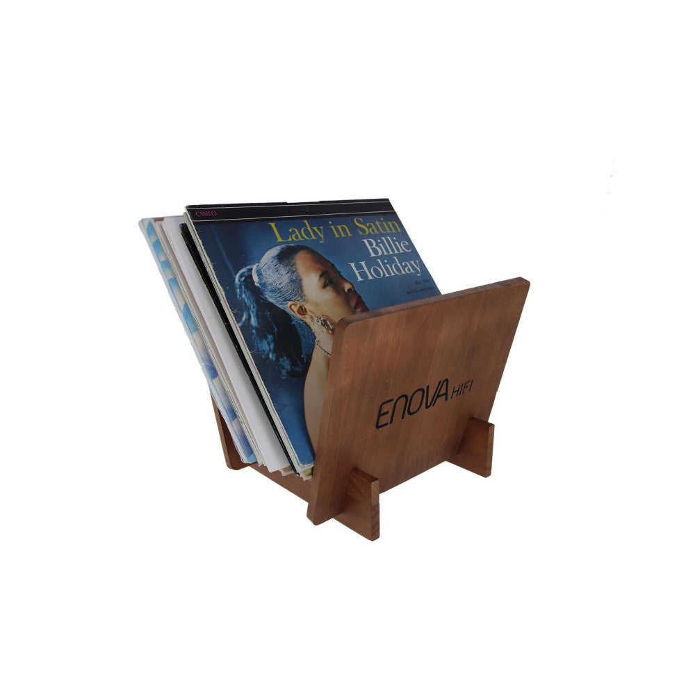 Enova Hifi 25 LP vinyl rack - wood finish