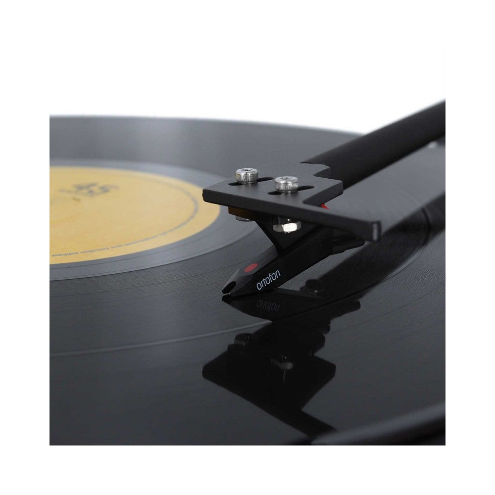 Enova Hifi Speakers + USB/Bluetooth Hi-Fi turntable with Ortofon OM 5E - black finish