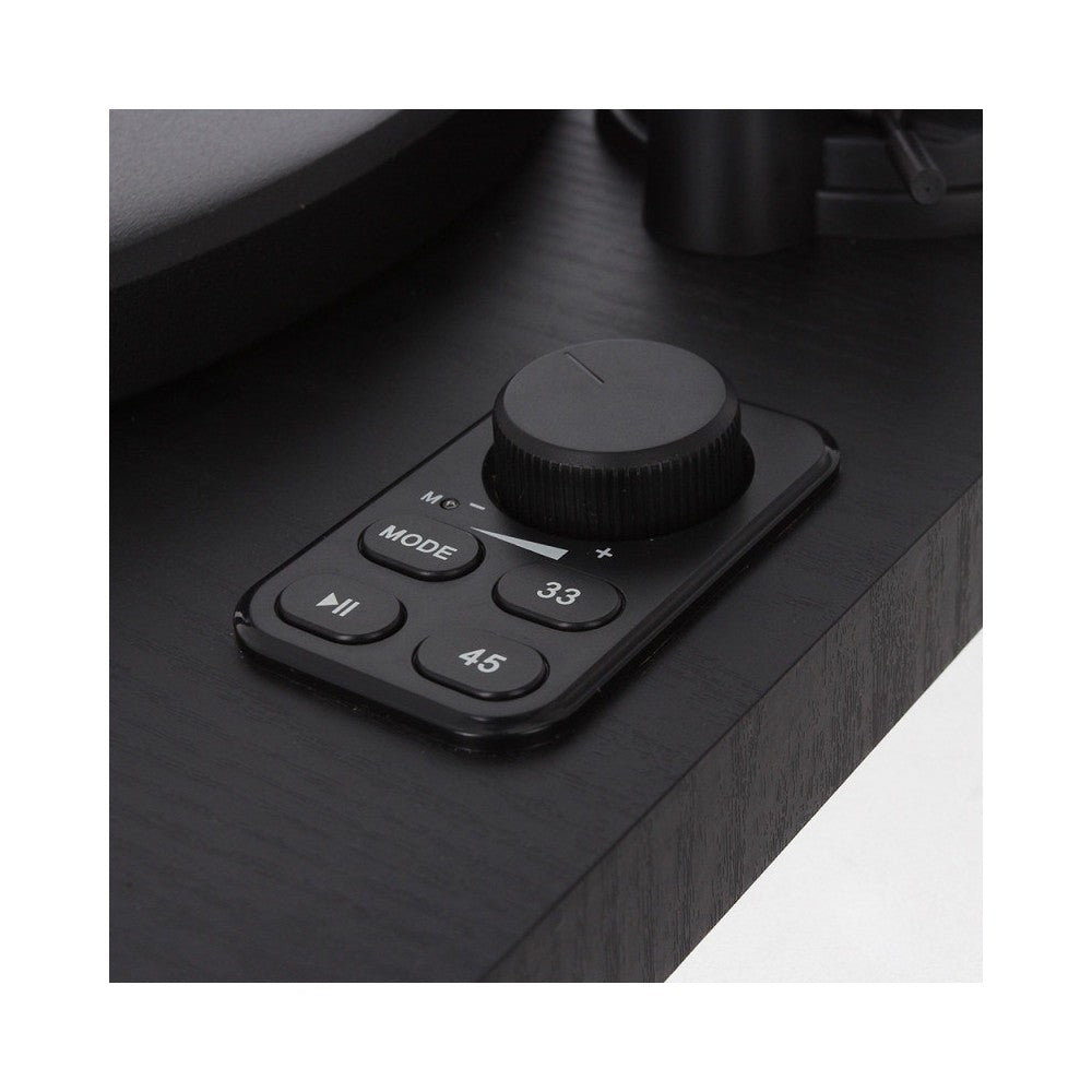 Enova Hifi Speakers + USB/Bluetooth Hi-Fi turntable with Ortofon OM 5E - black finish