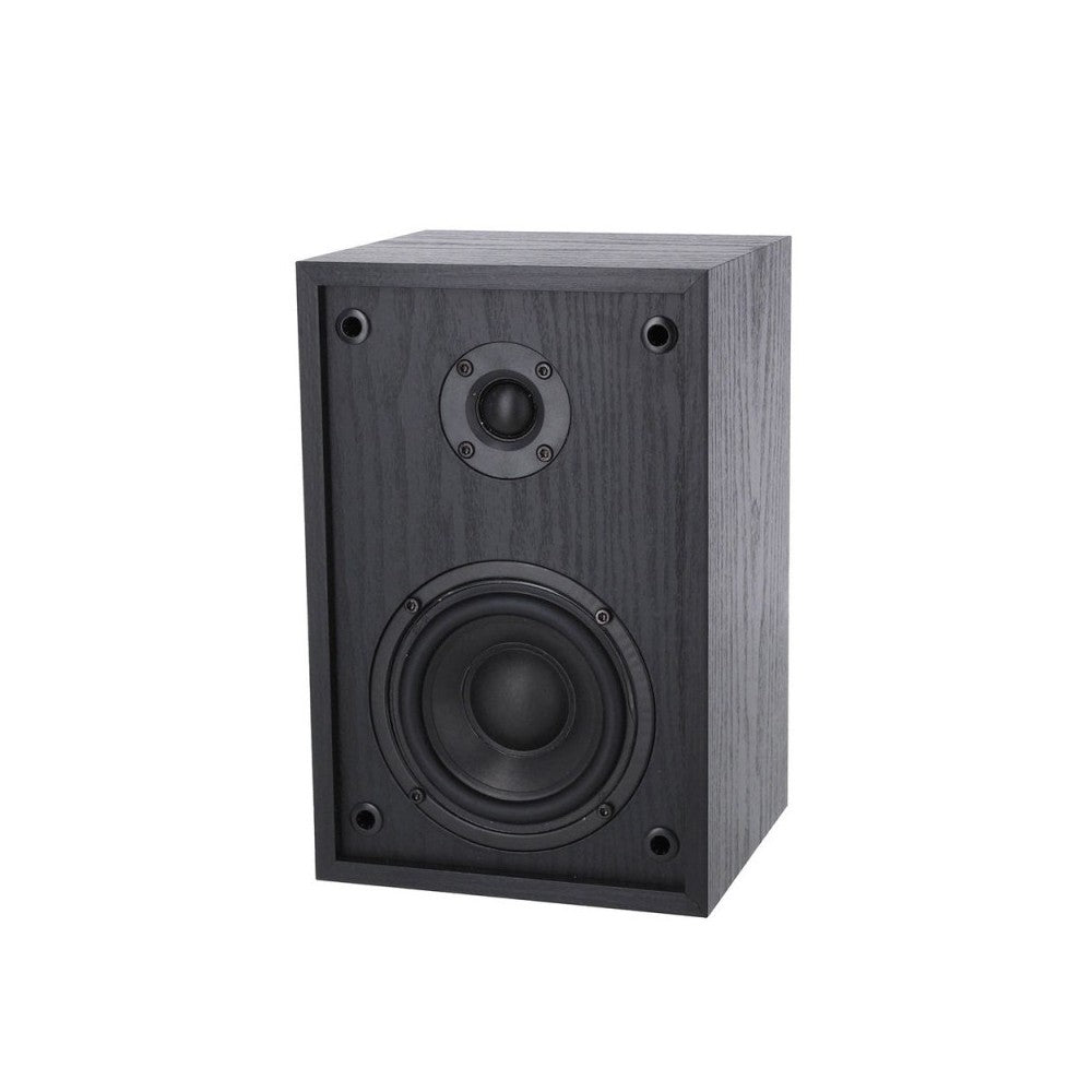 Enova Hifi Speakers + USB/Bluetooth Hi-Fi turntable with Ortofon OM 5E - black finish