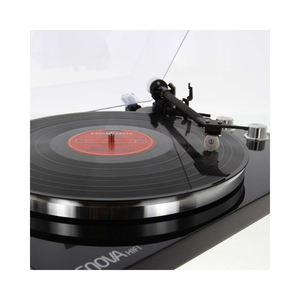 Enova Hifi Hi-Fi USB turntable, black finish, RIAA preamp, Audio Technica 3600L