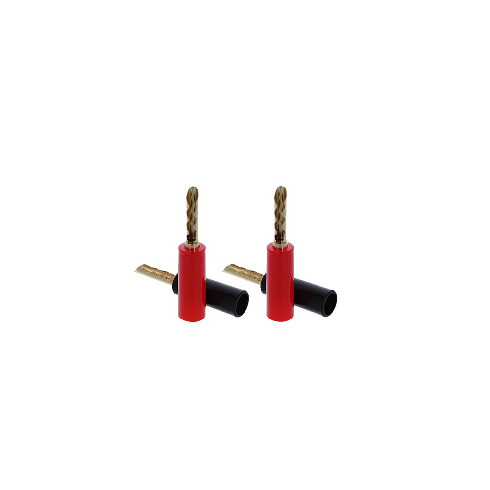 Enova Hifi Metal and plastic banana plugs, pack of 4