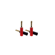 Enova Hifi Metal and plastic banana plugs, pack of 4