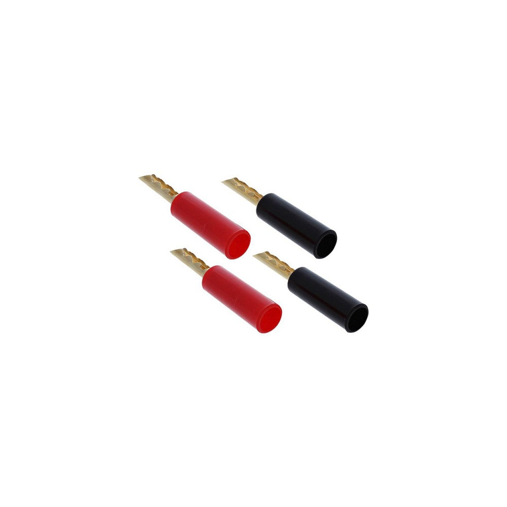 Enova Hifi Metal and plastic banana plugs, 4-pack